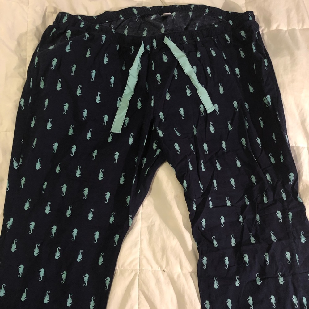 XXL seahorse pajama bottoms